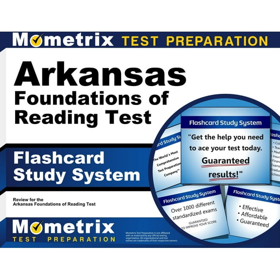 Arkansas Foundations of Reading Test Flashcard Study System : Practice Questions and Exam Review for the Arkansas Foundations of Reading Test (Cards)