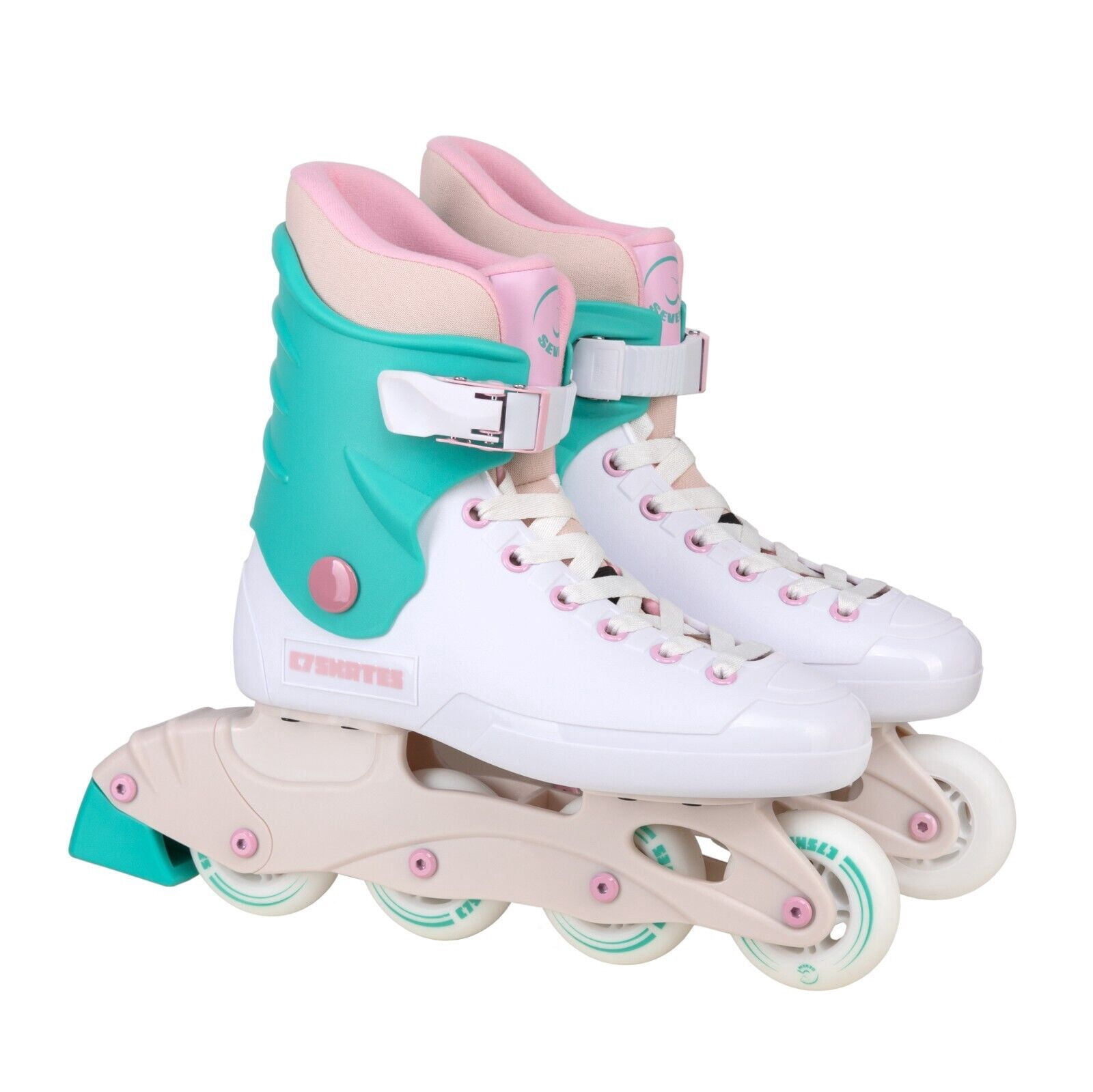 C7skates Mint Flash Nostalgic Adult Inline Skates For Women and Adult, Size 7