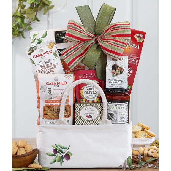 From You Flowers - Buon Appetito Gift Basket for Birthday, Anniversary, Get Well, Congratulations, Thank You, All Occasions