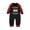 Black-Baby, variant on Herrnalise Christmas Pajamas For Family Christmas Women Printed Blouse Round-Neck Tops+Pants Family Matching Pajamas Set Matching Christmas Pjs For Family Black-Mom