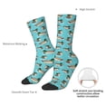 thumbnail image 4 of Logiee Mallard Ducks Swimming In The Lake Print Adult Socks for Men & Women,Calf Socks, Ankle Socks,Boots Socks,Breathable Casual Sock,Unisex Crew Socks, 4 of 6