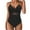 Black, variant on HongQid Women's One Piece Swimsuit Tummy Control Bathing Suits Cutout Swimwear Full Coverage Swim Suits for Women