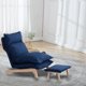 thumbnail image 1 of Sillón reclinable perfecl con reposapiés ajustable Tatami azul, 1 of 8