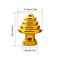 thumbnail image 3 of Bicycle Hub Nut Aluminum Alloy Anti-Rust Anti-corrosion Fixed Gear Wheel Hubs Professional Bike Components Replacing Parts Gold, 3 of 9