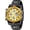 1389-BlackGoldGold, variant on Mens Wrist Watch, Waterproof Military Analog Digital Watches with LED Multi Time Chronograph, Stainless Steel Business Watches for Men