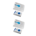 thumbnail image 2 of Matsuzay Doorbells Wireless Battery Powered Flashing Light Home Digital Remote Receiver Chime Intelligent Control Gate Hotel System Room blanco 2piezas, 2 of 6