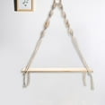 thumbnail image 3 of Borla Macramé Estante de madera Tapiz Hecho a mano Decoración para el hogar, 3 of 7