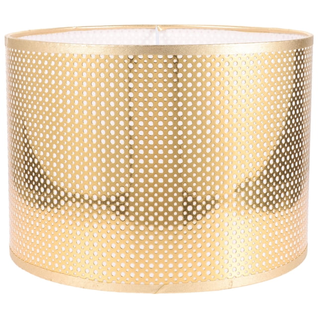 OULII Golden Modern Cloth Oval Lampshade for Table Lamps Easy Install Durable Decorative Home Use