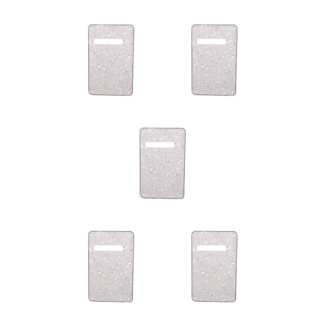 Placa trasera de guitarra Yuarrent 2 piezas PVC cubierta de cavidad blanca
