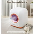 thumbnail image 6 of Self-Cleaning Litter Box, Automatic, Odor-Eliminating, 60L Capacity, Anti-Pinch, Hands-Free Waste Disposal with Waste Bags, White, 6 of 9