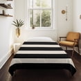 thumbnail image 4 of Black Beige Striped Small Tapestry for Bedroom Wall Hanging Tapestry, Vintage Geometric Line Simple Ceiling Backdrop Tapestries Poster Blanket Wall Decor for Teens Room Living Room Dorm 23" x 28", 4 of 8