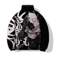 thumbnail image 3 of Abrigo de invierno de monstruo para hombre, chaquetas de moda con estampado 3D para hombre, parka fría de demonio, parkas cálidas y aterradoras para hombre, abrigos duraderos, 3 of 5