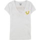 thumbnail image 1 of True Religion Camiseta gráfica delgada metálica para mujer, blanca, mediana True Religion Camiseta gráfica, 1 of 2