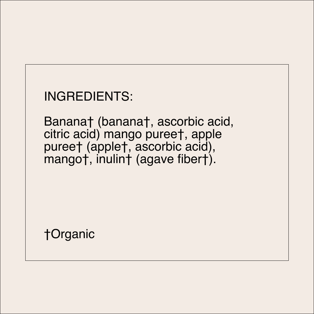 Kencko Mango Organic Fruit Snaps, Freeze Dried Snacks, 5 x 0.35 oz Snack Packs