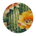 thumbnail image 4 of nygtbtfer Round Fitted Tablecloth with Elastic Edge, Flower Cactus Round Table Cover Oil Proof Wipeable Table Cloth Cover Decor for Indoor Outdoor Patio Picnic Parties 31-35, 4 of 8