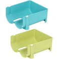 thumbnail image 1 of 2 botelleros apilables para refrigeradores, con capacidad para 2 botelleros de plástico apilables e independientes, 1 of 3
