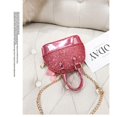 thumbnail image 2 of Bolsos de lentejuelas para niñas pequeñas, bolso cruzado de princesa, Mini bolso, regalos para niñas pequeñas, moño de concha de lentejuelas, 2 of 5