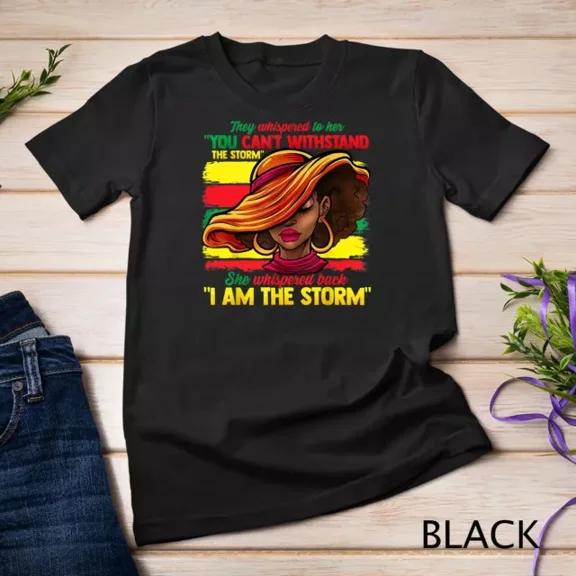 Hot Trending T-Shirt With Proud Black African American Ladies Unisex S-5Xl T-Shirt
