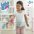 thumbnail image 5 of Baby Alive Splash\'n Snuggle Baby Brown Hair Doll For Water Play, With Accessories, 5 of 10