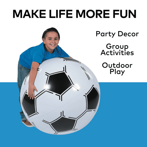 Large Soccer Ball Inflate - Toys - 1 Piece