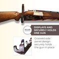 thumbnail image 3 of Rush Creek Creations Single Rifle or Shotgun Gun Wall Display Rack with Convenient Stress-Free Assembly, Americana, 3 of 7