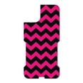 thumbnail image 3 of DistinctInk Custom SKIN / DECAL compatible with OtterBox Commuter for iPhone 11 (6.1" Screen) - Black Hot Pink Chevron Stripes - Chevron Stripes Pattern, 3 of 5