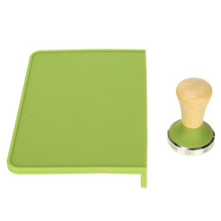 

Coffee Tamper Coffee Tamper Mat Ergonomic Handle For Shop Green Black