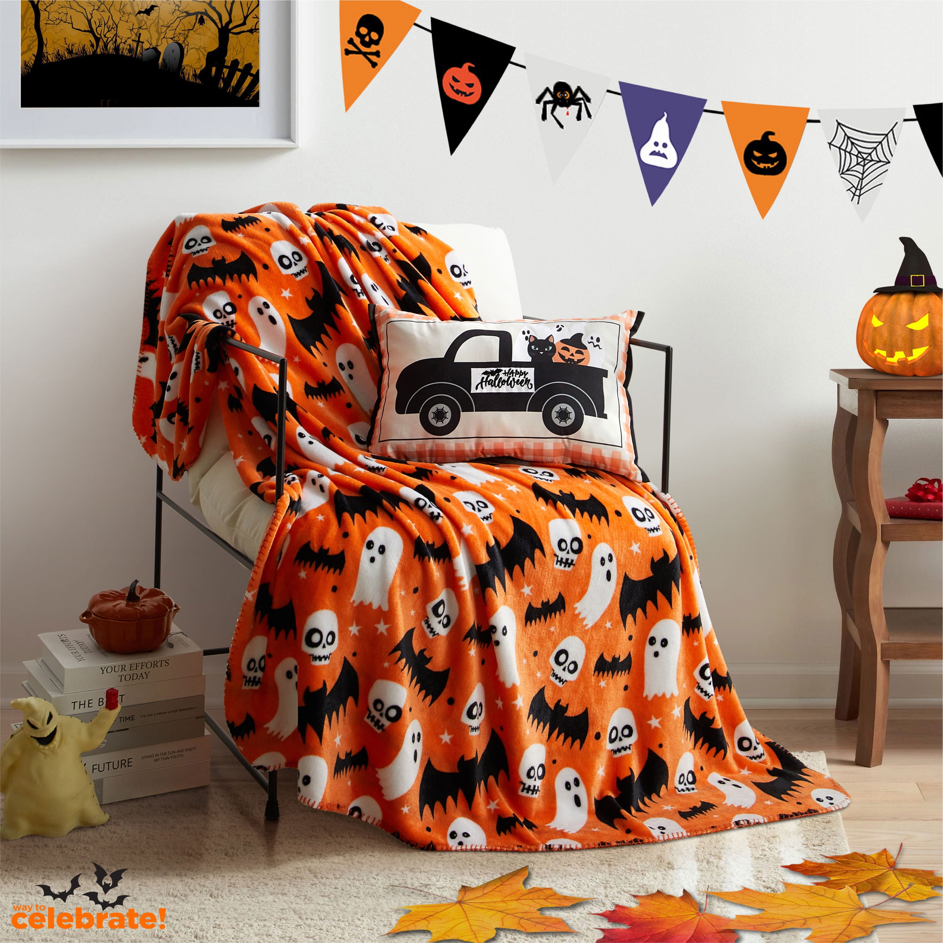 Halloween blanket walmart sale