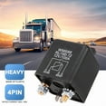 thumbnail image 5 of 12V 100Amp 4-Pin Heavy Duty ON/OFF Switch Split Charge Relay For Auto Boat Van Black, 5 of 10