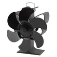 thumbnail image 3 of Fireplace Fan, Aluminum 6 Blades Effective Stove Fan  For Home S,L, 3 of 8