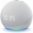 thumbnail image 2 of Bocina inteligente Echo Dot 4ta generación con Reloj y Alexa. ECHO Echo Dot 4th Reloj Glacier White AMAZON ECHO4 TW, 2 of 3