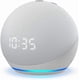 thumbnail image 2 of Bocina inteligente Echo Dot 4ta generación con Reloj y Alexa. ECHO Echo Dot 4th Reloj Glacier White AMAZON ECHO4 TW, 2 of 3