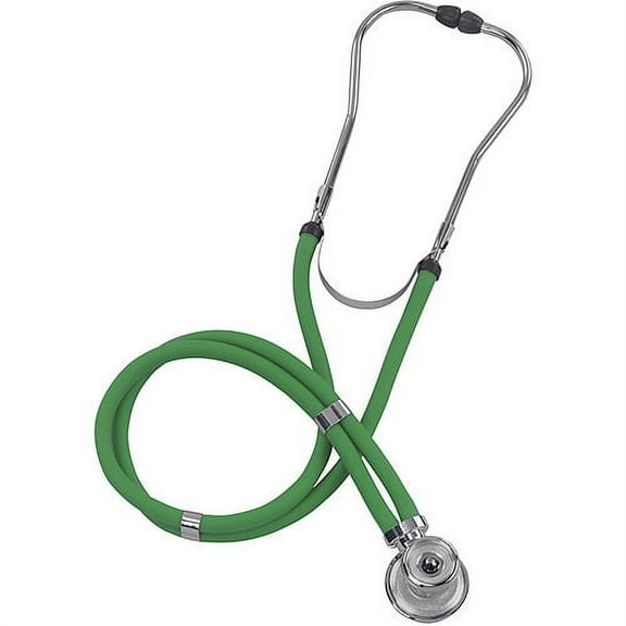 Mabis Legacy Sprague Rappaport-Type Adult Stethoscope, Green