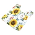 thumbnail image 3 of IAUYY 24x20 Inch Bath Mat Thick Soft Plush Shower Mat TPR Backing Material Non Slip Bath Mats for Bathroom for Tub Shower Hotel Sunflowers and Roses, 3 of 9