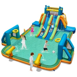 CLEARANCE! Inflatable Jumper Bounce House Jump 'n Slide Bouncer - Main Image