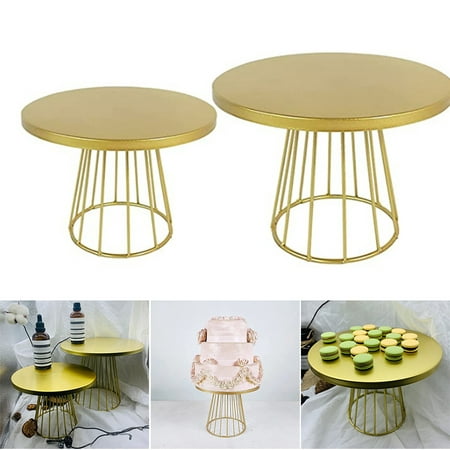 

Metal Cake Stand Multipurpose Serving Tray Round Cookies Cupcake Dessert Display Plate for Wedding Birthday Parties New