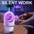 thumbnail image 6 of Fruit Fly Traps Indoor Motor Gnat Traps for Indoor Gnats Killer,Powerful Suction Bug Insect Trap, Mosquito Catcher for Fruit Flies Gnats Nats Plants Moths Bug Insect,Purple, 6 of 6