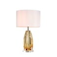 thumbnail image 5 of Lucas McKearn Cognac Transitional Glass Table Lamp in Clear Amber/White, 5 of 5