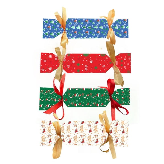 4PCS Christmas Money Box, Pull Out Gift Box for Cash Gifts, Surprise Money Pull Pouch with Candy Storage, DIY Boxes for Kids and Adults