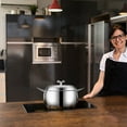 thumbnail image 4 of 304 Stainless Steel Stock Pot with Thickened Bottom and Double Handles, Large Capacity Soup, Stew and Boiling Pot, Compatible with Gas, Induction and Electric Stovetops, 4 of 8