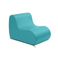 thumbnail image 2 of Jaxx Midtown Small Classroom Soft Foam Chair - Premium Vinyl Cover, Turquoise, 2 of 7