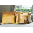 thumbnail image 7 of Ambesonne Throw Pillow Cover 4 Pack, , 16", Mustard Caramel and Brown, 7 of 7