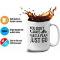 thumbnail image 4 of Motorcyclist Coffee Mug 15oz White - You Don't Always Need A Plan - Funny Biker Cafe Racer Motorcycle Rider Vintage Retro, 4 of 7