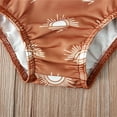 thumbnail image 7 of TOOYOU Girls One-Piece Swimsuit Baby Bathing Suit Swimwear Sun Pattern Swimsuit Sweet Girl Swimsuits For Size 18-24 Months Brown, 7 of 7