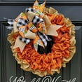 thumbnail image 6 of Home decor ZKCCNUK Thanksgiving Door Wreath For Front Door Pumpkin Wreath With Plaid Bows Decor For Fall Decorations Indoor Outdoor Indoor Outdoors, 6 of 9