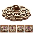 thumbnail image 1 of HINTRMENT 2Pcs Synthetic Material Crystal Sphere Base Holder Display Stand for Home Owners, 1 of 7