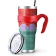 thumbnail image 1 of 40 Oz Tumbler with Handle and Silicone Straws,Coffee Insulated Tumbler with Handle,40 Oz Water Bottles,Travel Mug with Handle, 1 of 2