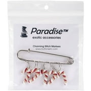 Candy Cane Stitch Markers, 5pk