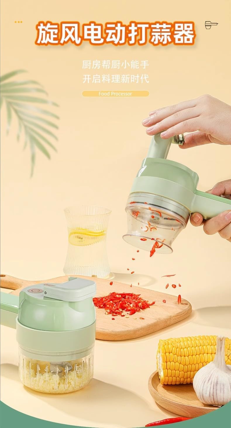Electric Garlic Press Wonder, Automatic Garlic Paste Maker, Kitchen Mincer Tool