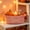 Pink, variant on Faux Pumpkin Set Single Small, Foam Construction with Burgundy Finish, Halloween Table Centerpiece Mantel Shelf Kitchen Counter Home Decoration Great for Indoor Outdoor Holiday Use